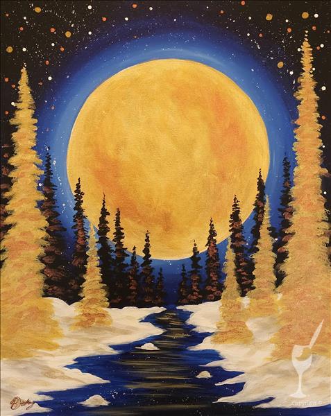 Golden Winter Moon 1